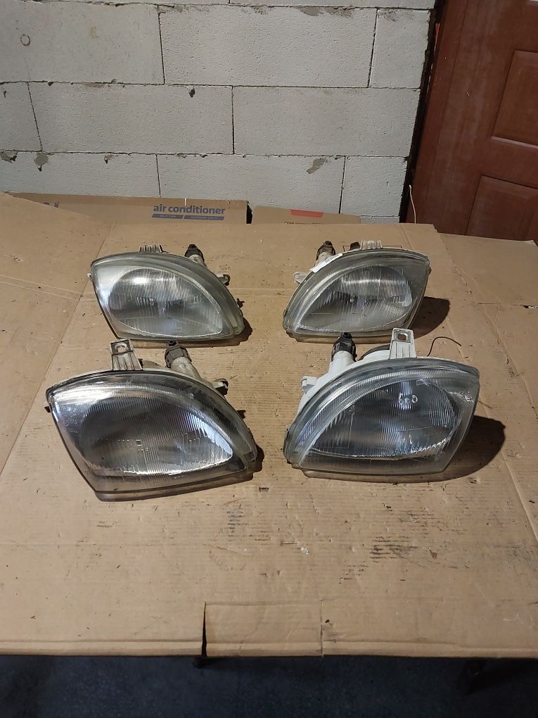 Fiat Seicento 600 lampa przednia przód reflektor prawa lewa prawy lewy