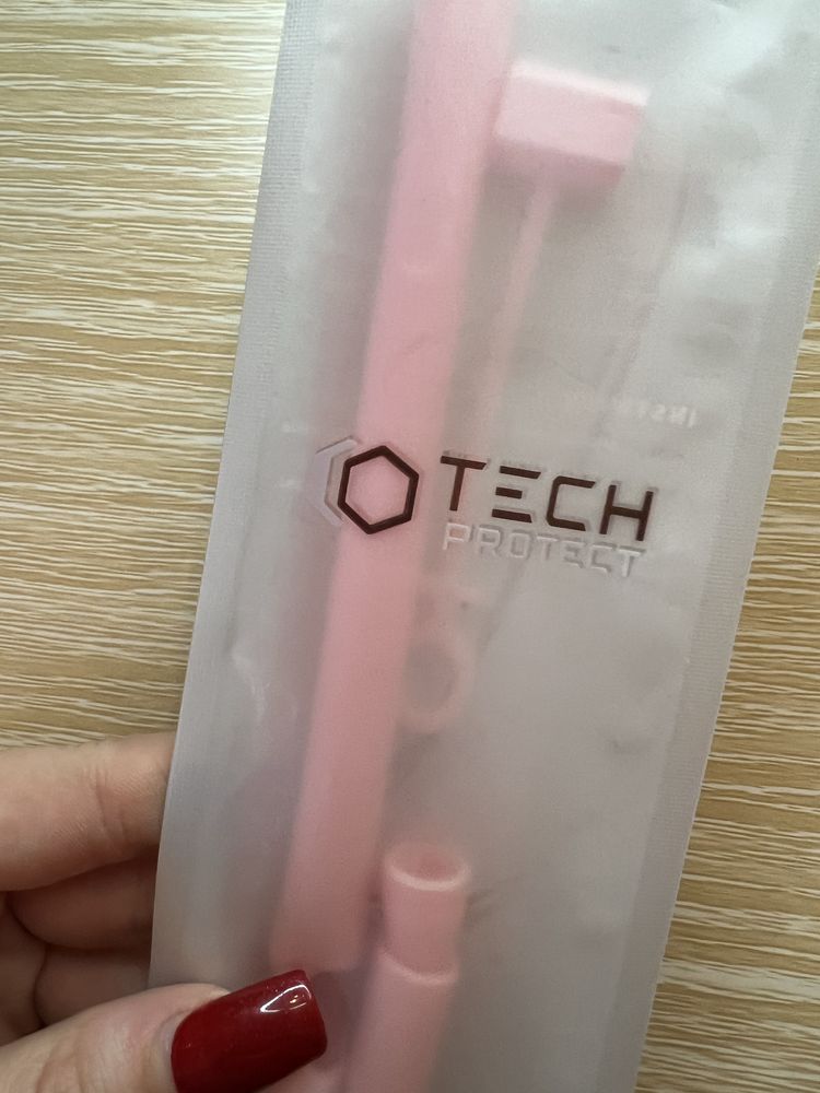 Etui Tech-Protect różowe na apple pencil 1