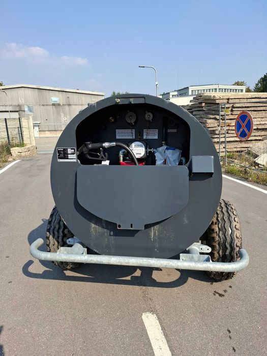 Zbiornik mobilny na paliwo 1000L+ dokumenty, faktura vat