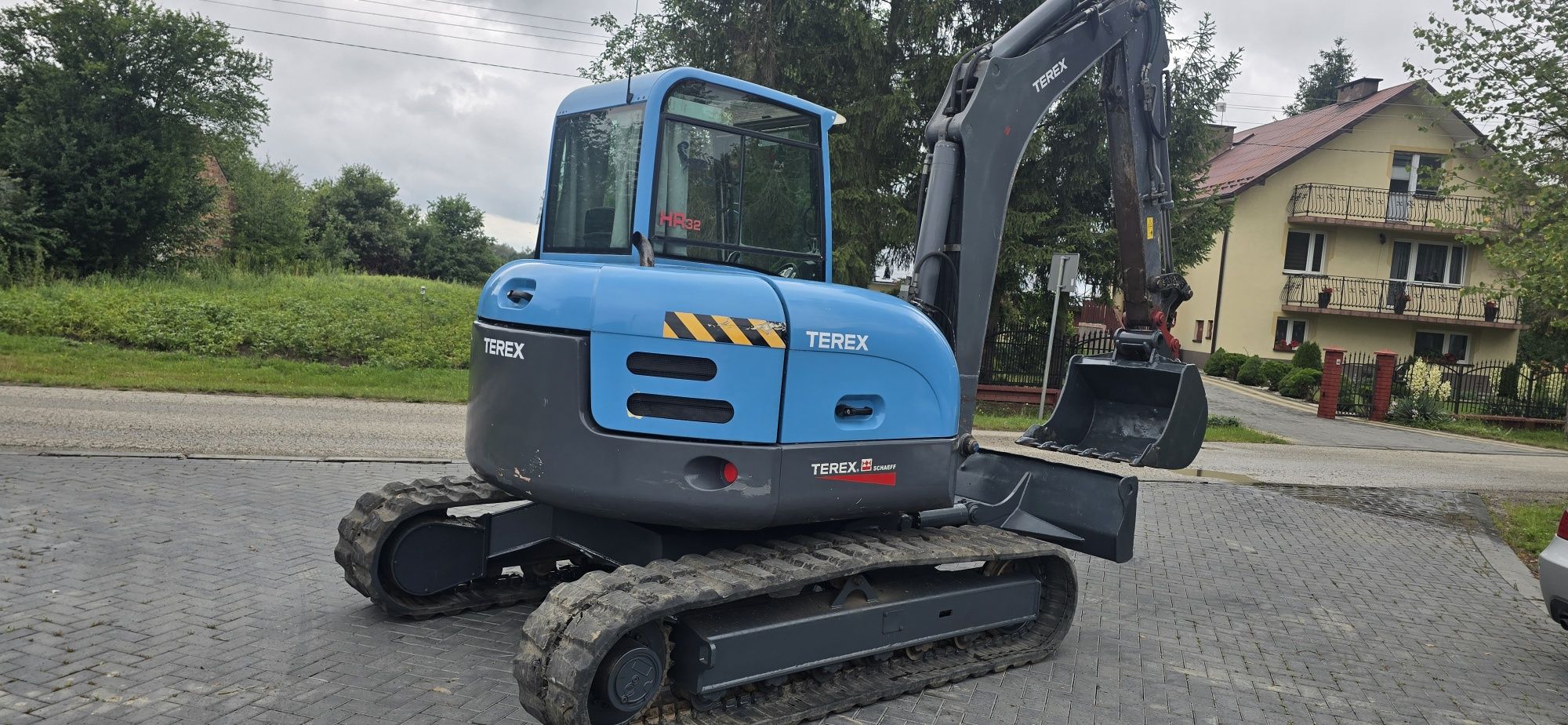 Minikoparka terex 7.5t Super Stan Mocna koparka Sztywna!