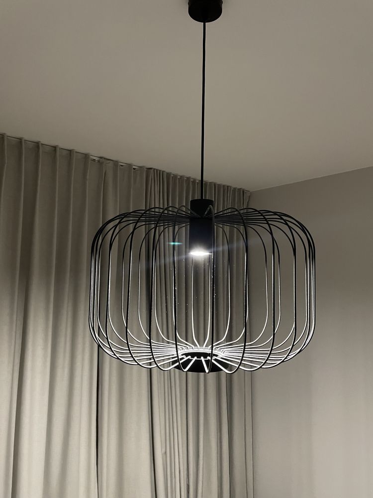 Lampa sufitowa loft czarna