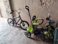 16" Велосипед дитячий двоколісний триколісний коляска sigma bravo bmx