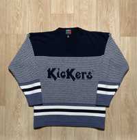 KicKers Big Logo Stripped кофта светр з прекрасним дизайном