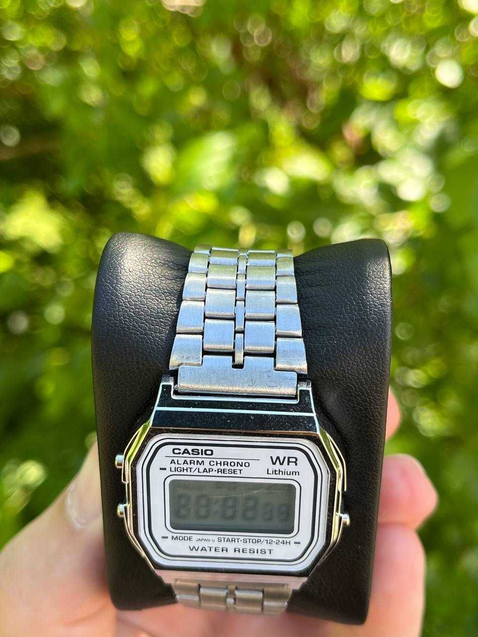 Годинник Casio Vintage A159 silver-white / касіо A168 /часы касыо A158