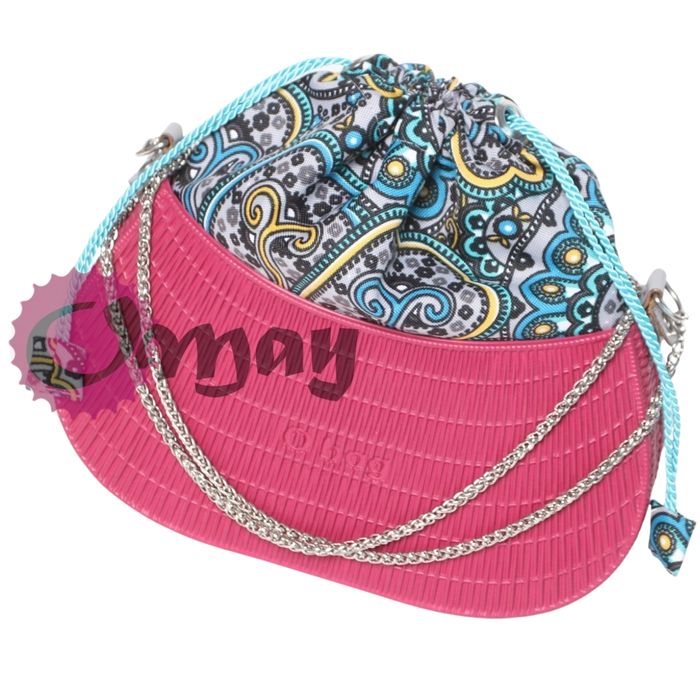 Szary organizer OBAG SWING worek orient turkus 2 kieszenie komin OMAY