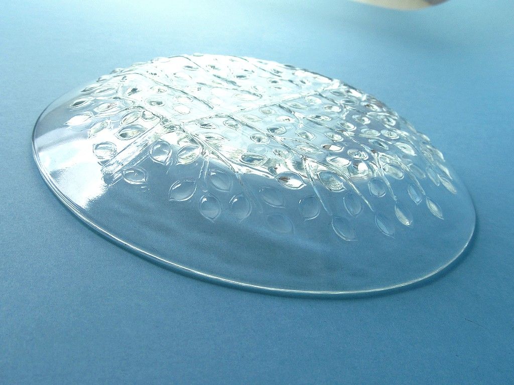 skandynawski design kryształowy talerz talerzyk