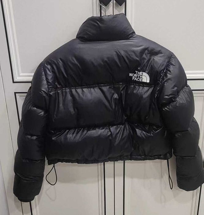 Kurtka puchowa krótka rozmiar M - czarna błyszcząca