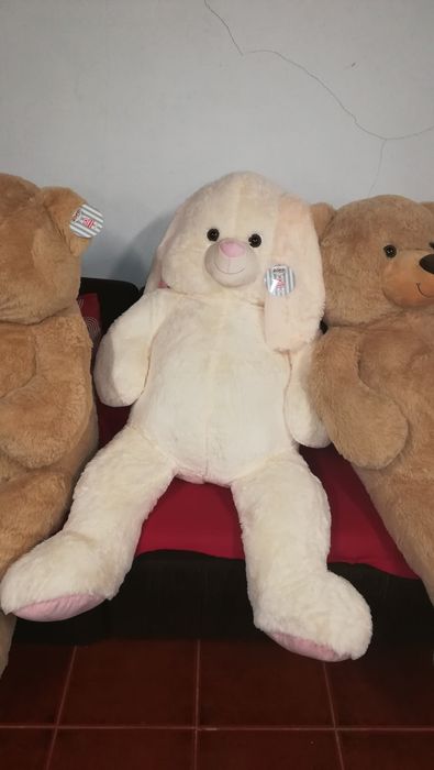 Coelho de peluche gigante 1.30m