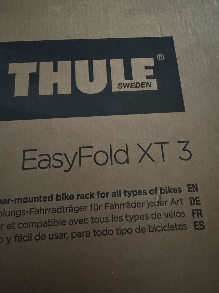 Thule EasyFold XT 3 bagażnik na hak na 3 rowery