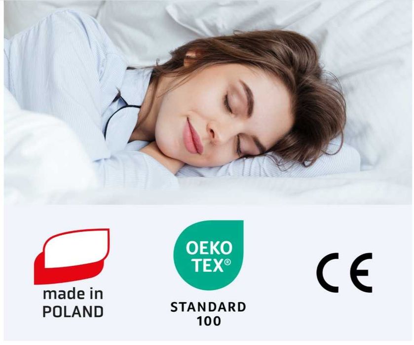 NOWY Materac  90 x 200 cm dwustronny