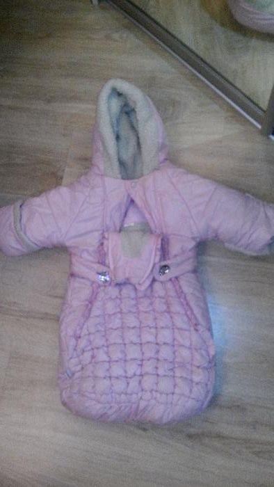 Конверт,комбинезон на меху Libellule с пуговицами-кристаллами