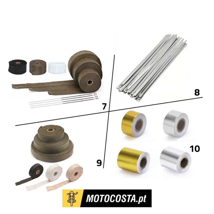 Escapes Moto - Silenciadores, Ponteiras e Acessórios - MOTOCOSTA