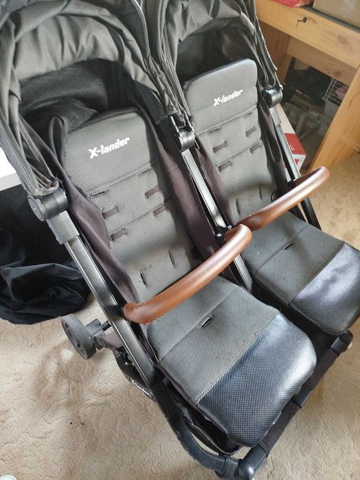 Wózek bliźniaczy spacerówka