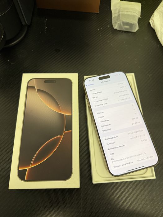 Iphone 16 Pro Max de 256gb impecavel