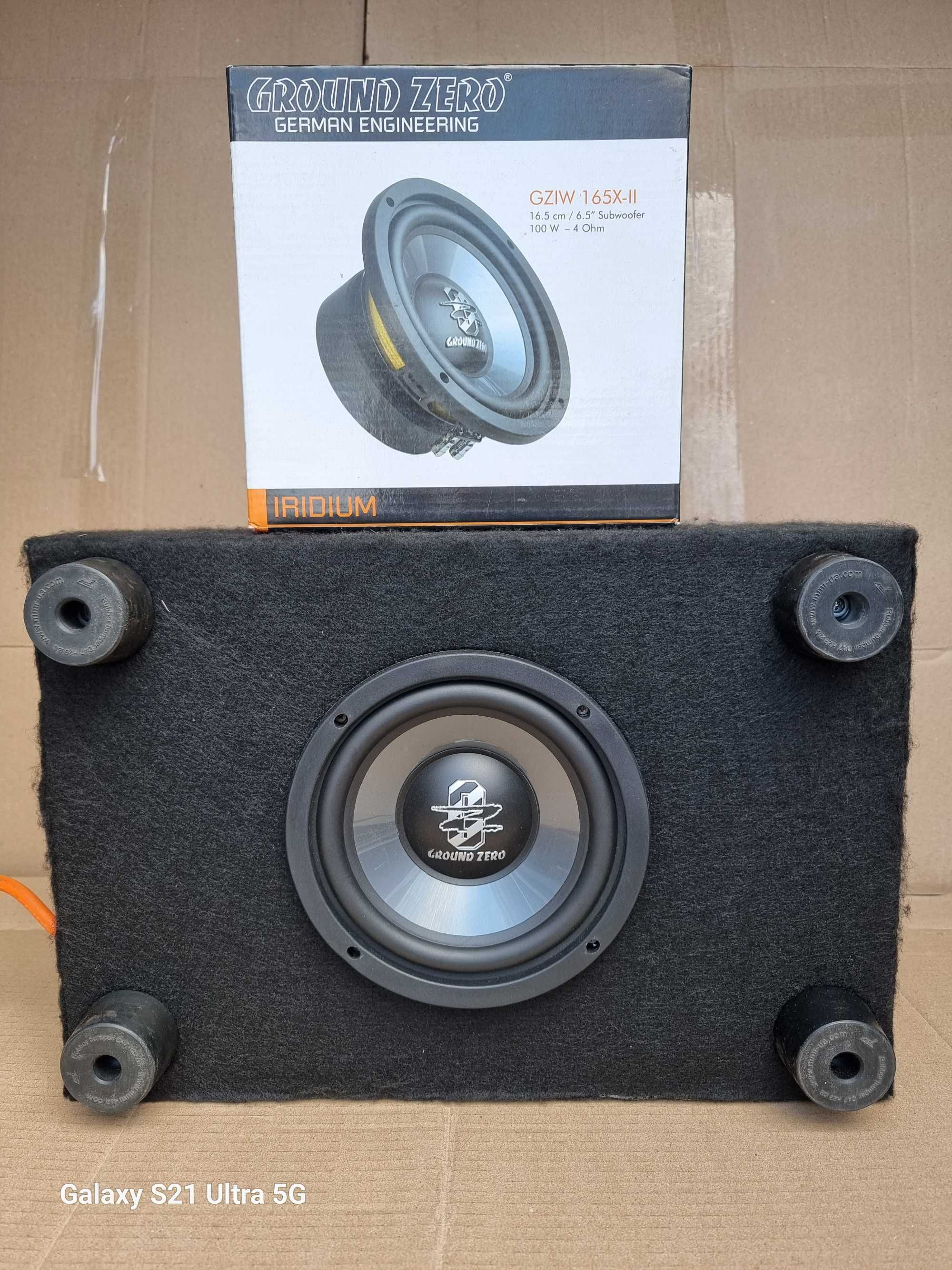Сабвуфер  Ground Zero  Irium 16.5 см. 100 w - 4 Olm
