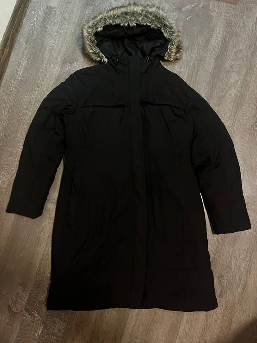 Жіноча пухова парка пуховик the north face технологія hyvent