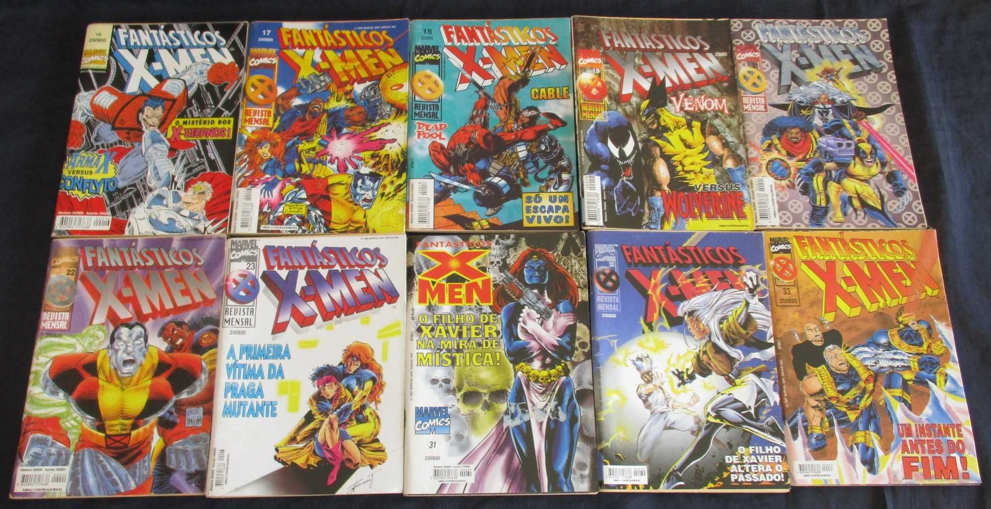 Livros BD Fantásticos X-Men Marvel Comics