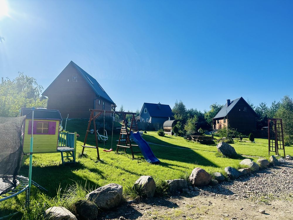 Całoroczny domek, balia, basen, sauna, ognisko, Kaszuby