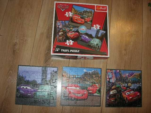 Puzzle disney CARS  3 w 1 Trefl