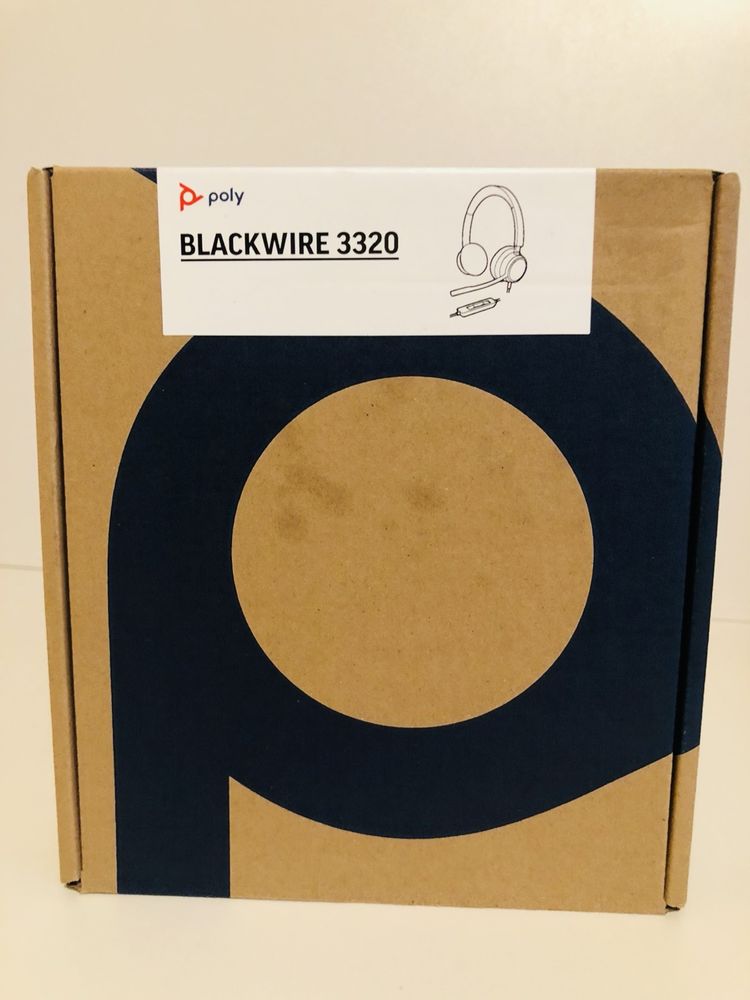 Провідна компʼютерна гарнітура Plantronics Poly Blackwire 3320