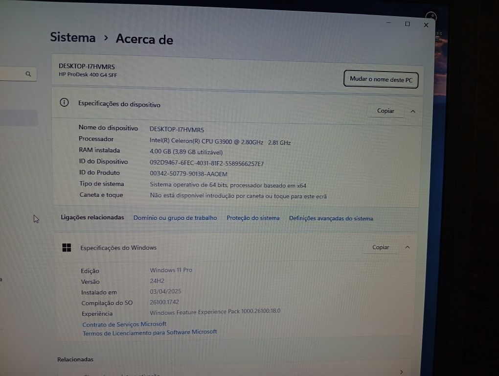HP ProDesk 400 G4 SFF