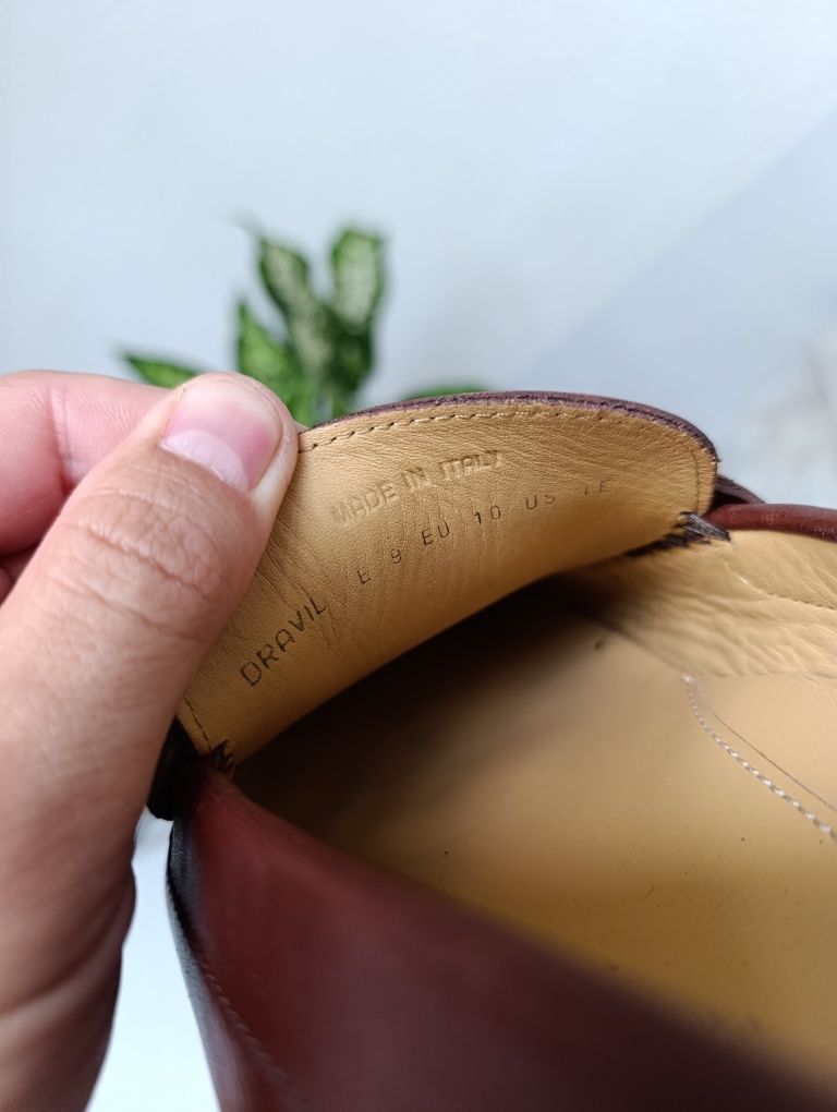 Мужские кожаные итальянские мокасины bally dravil mens slip-on driver