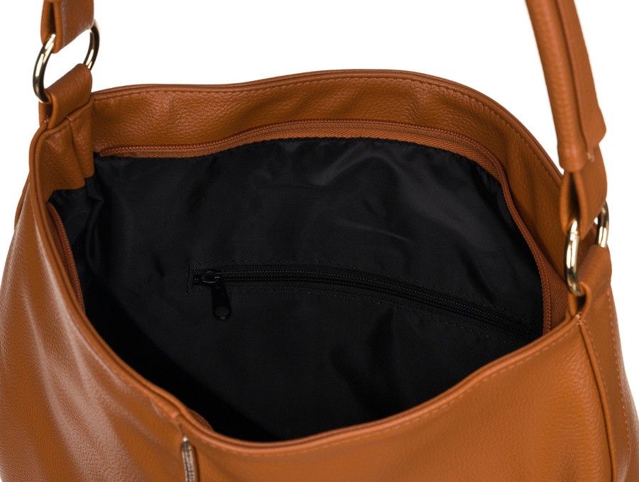 duży shopper damski z szerokim paskiem - peterson