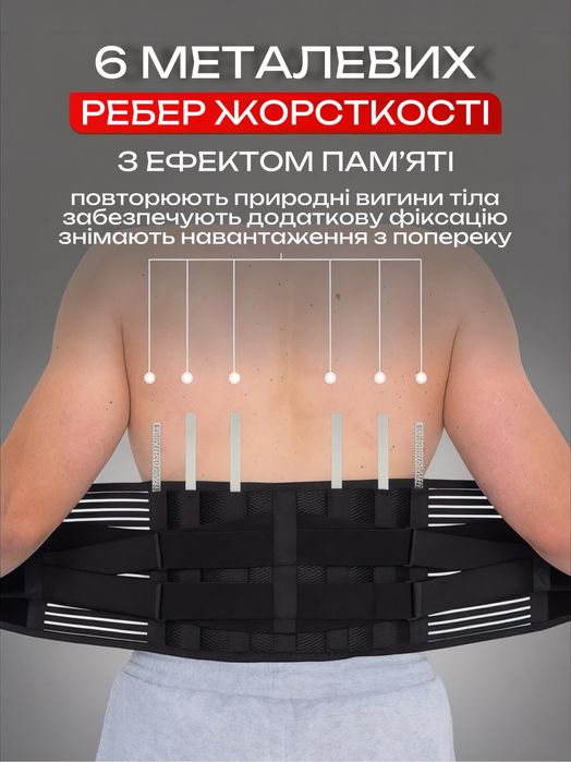 Пояс для спини корсет для спины ортопедичний ортопедический попереку