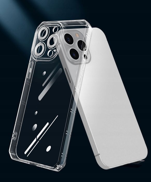 Etui Silikonowe Antishock Pasuje Do Samsung S23 Plus Transparentne