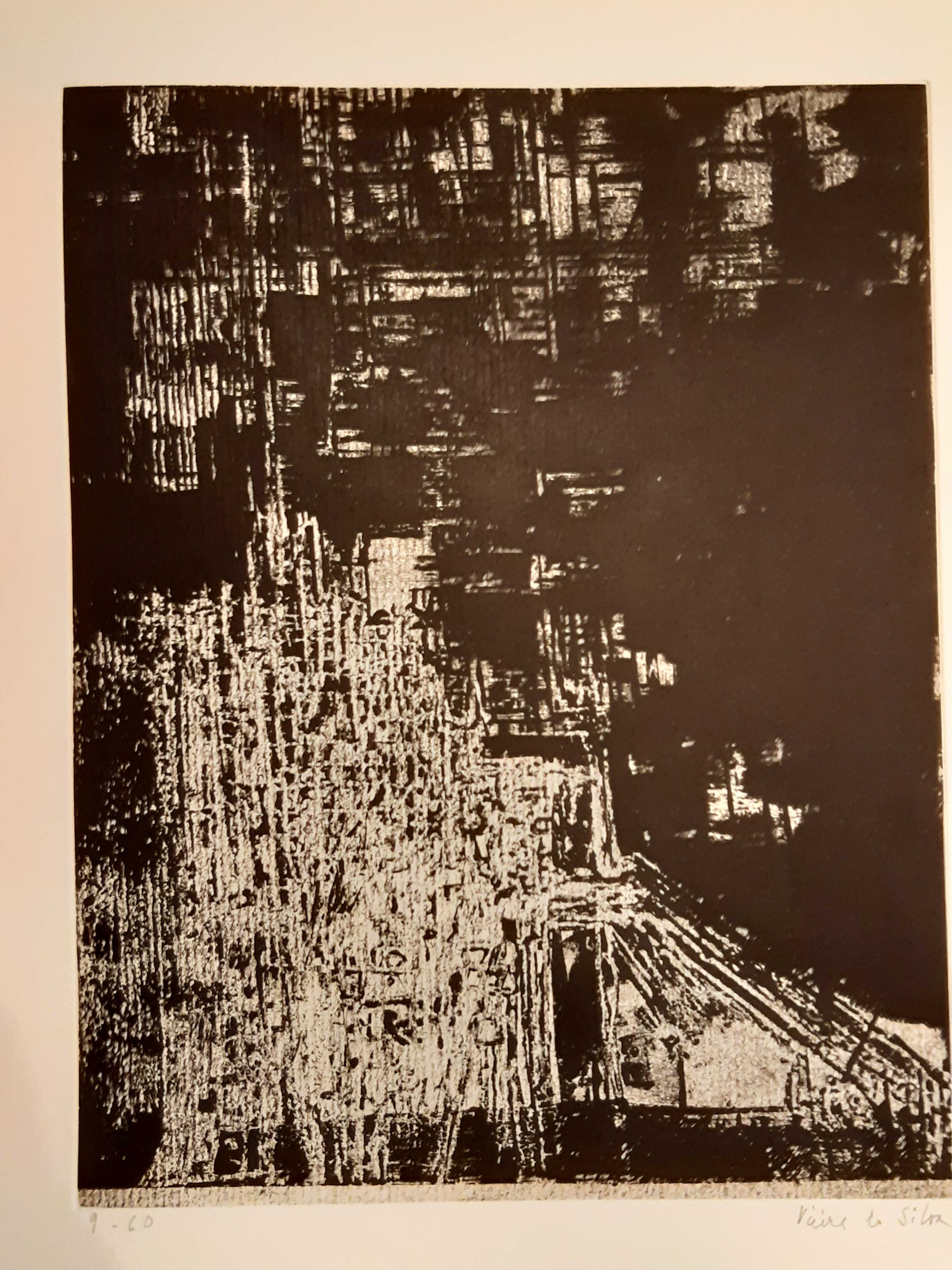 VIEIRA DA SILVA - Litografia numerada e assinada
