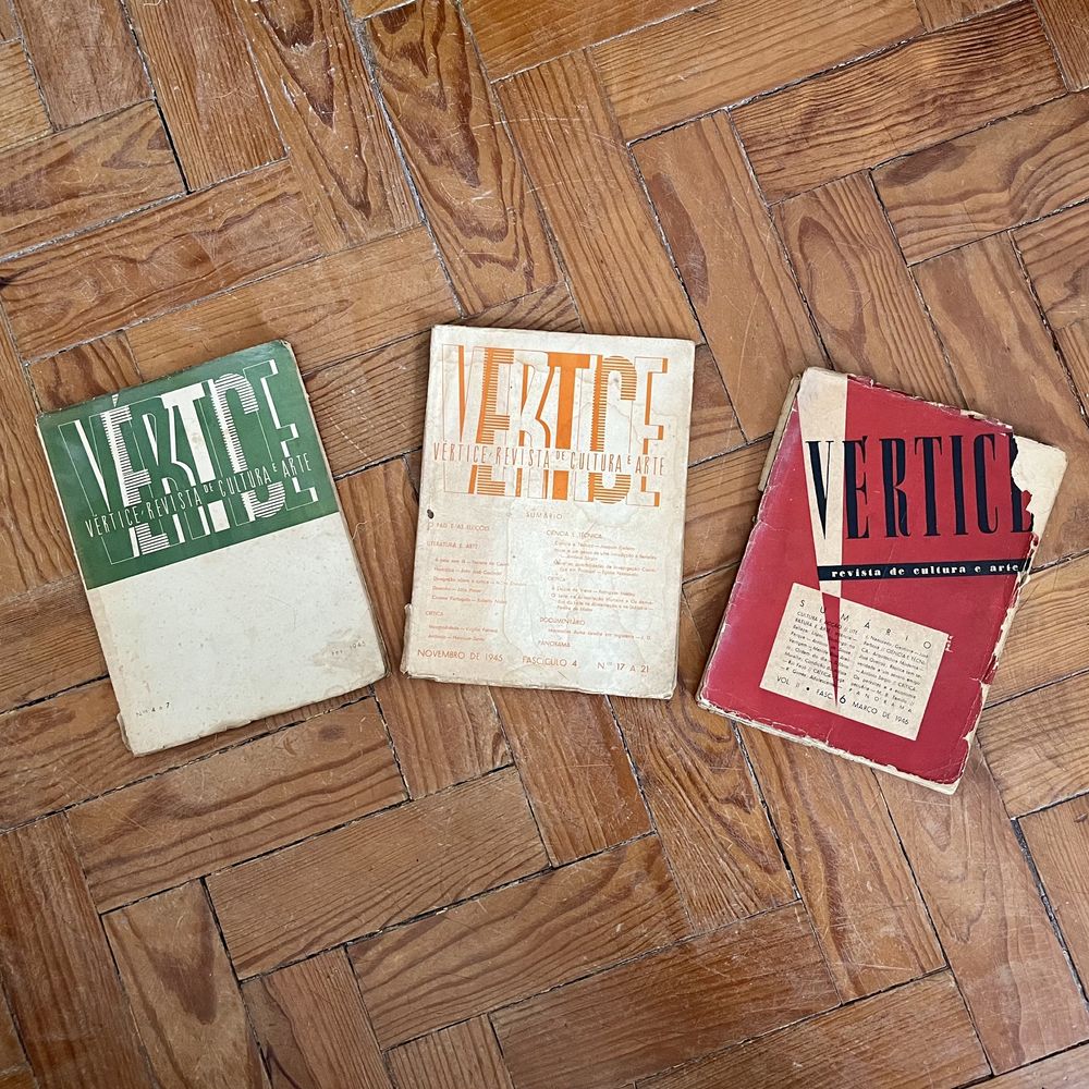 Vértice - Revista de Cultura e Arte - 3 volumes