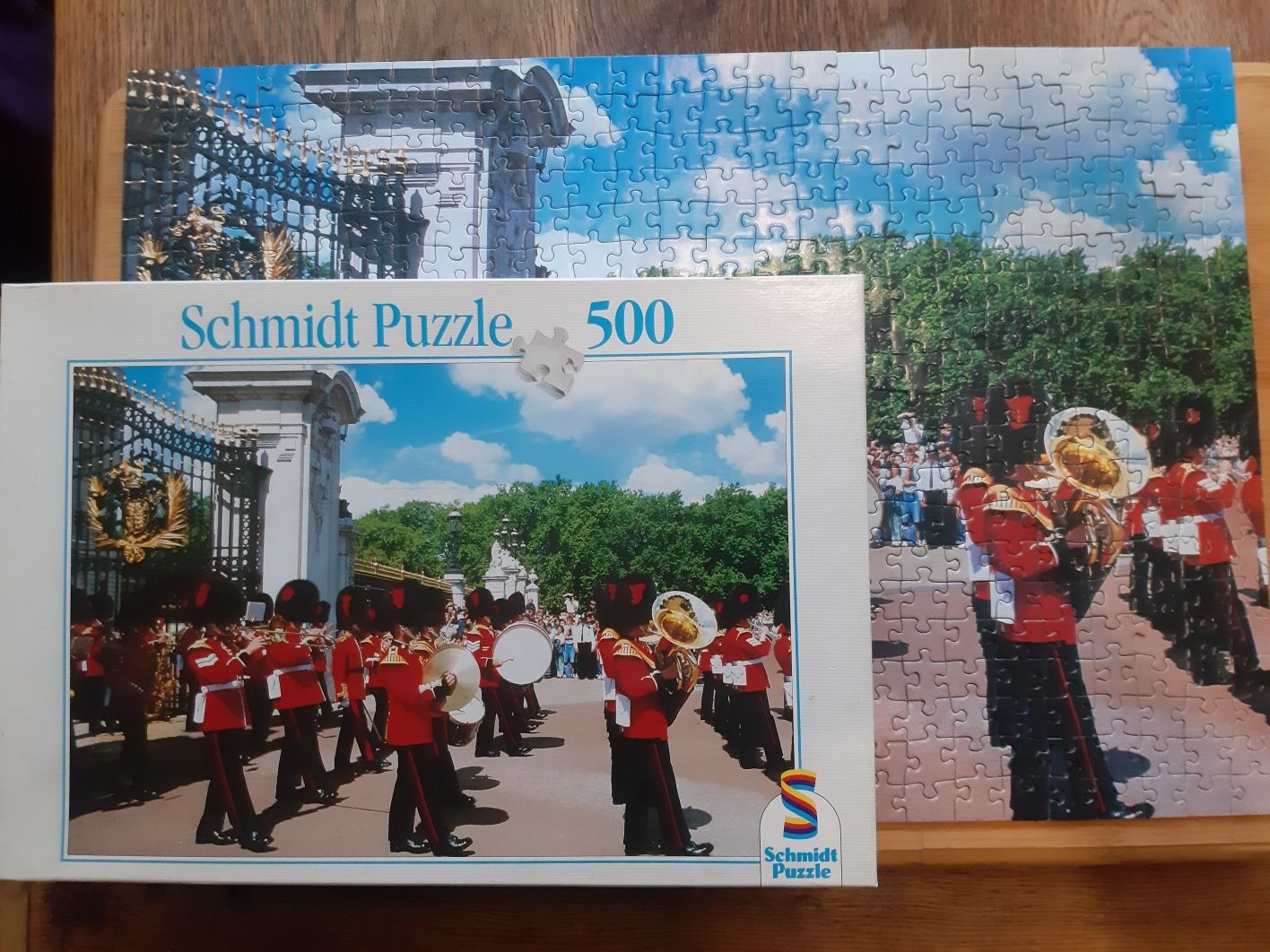 puzzle 500 Schmidt Buckingham Palace kompletne