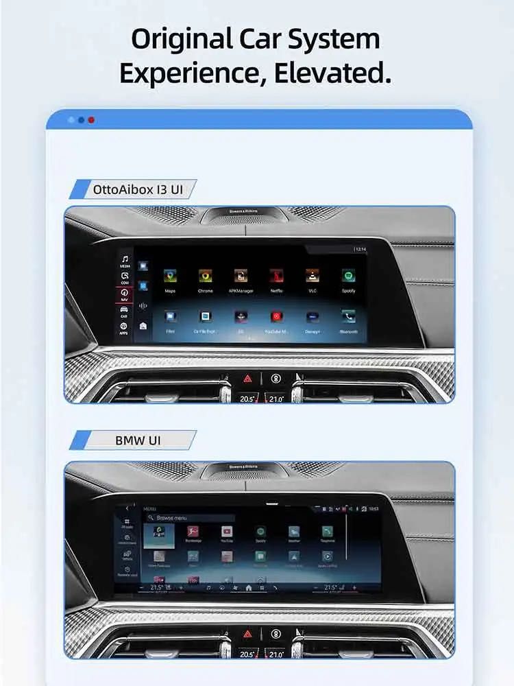 авто приставка для BMW Ottocast OTTOAIBOX i3 Dual Wi-Fi