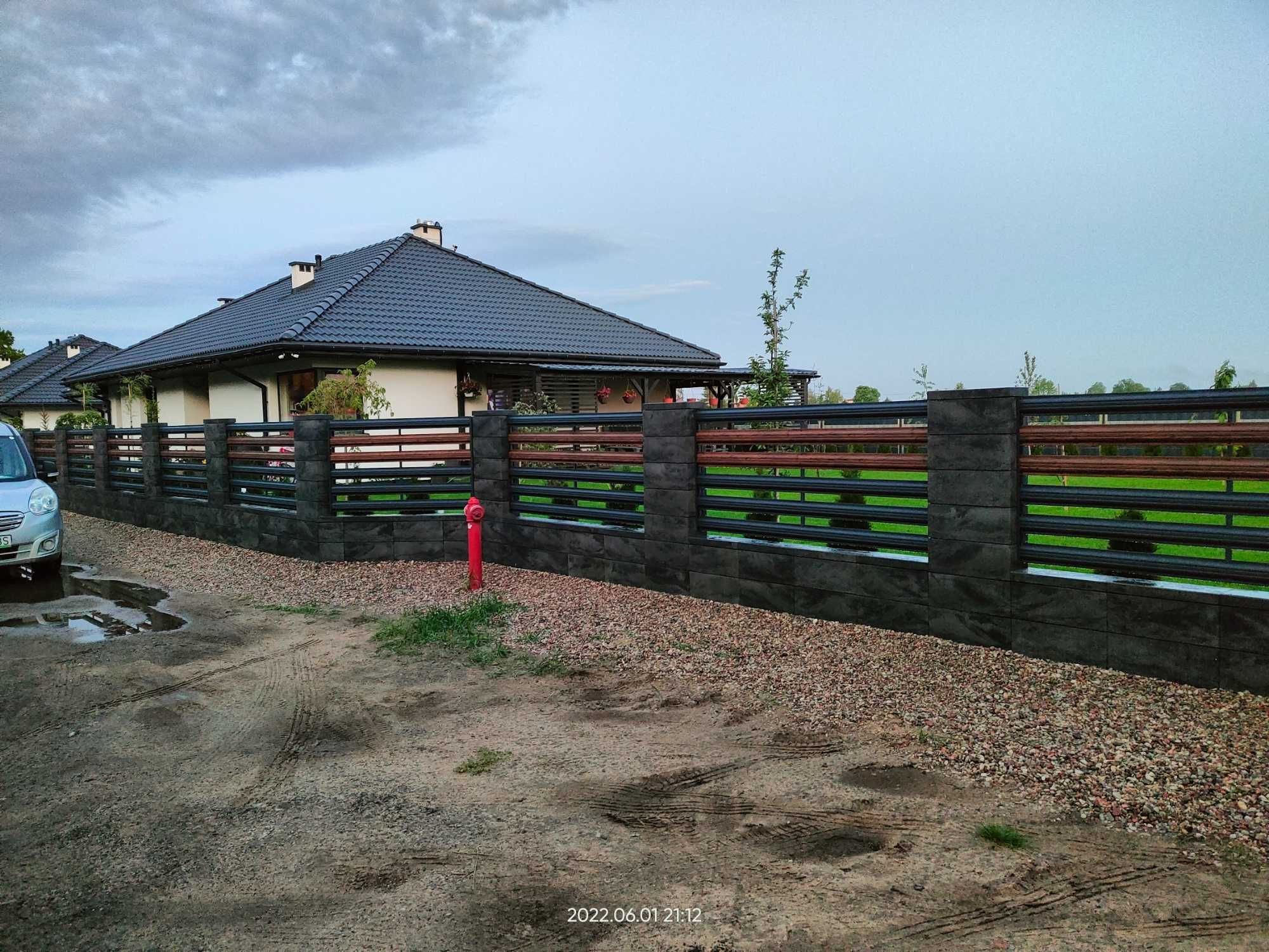 ogrodzenia posesyjne, sztacheta, żaluzja, sprzedaż i instalacja