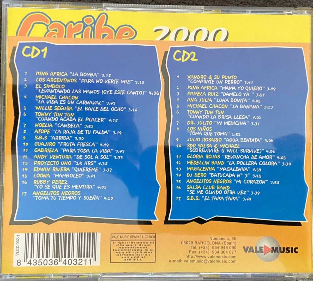 4 CDs Caribe 2000
