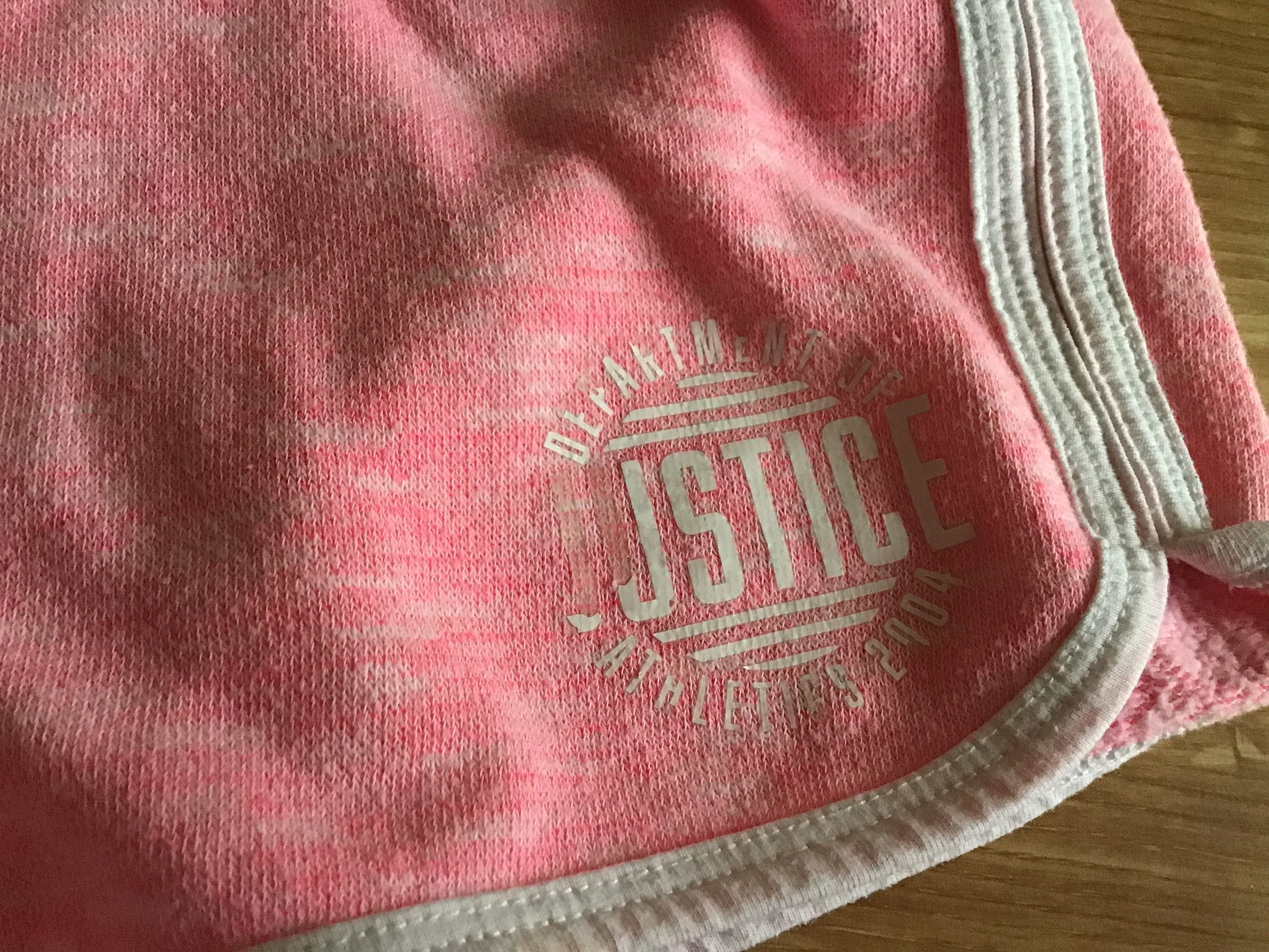 Szorty różowe  na 10 lat 140 cm Justice USA