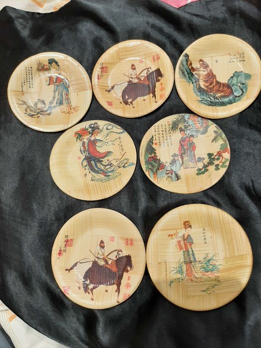 Podstawki chińskie z bambusa