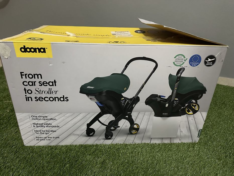 Doona Carrinho Bebé – Verde Escuro | Muito Bom Estado