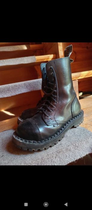 Glany Steel czarne