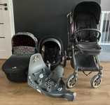 Wózek Cybex Priam Jeremy Scott - caly zestaw z fotelikiem.