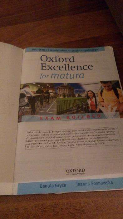 OXFORD EXCELLENCE for matura exam builder Gryca Sosnowska