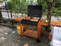 Grill na gaz w dobrym stanie