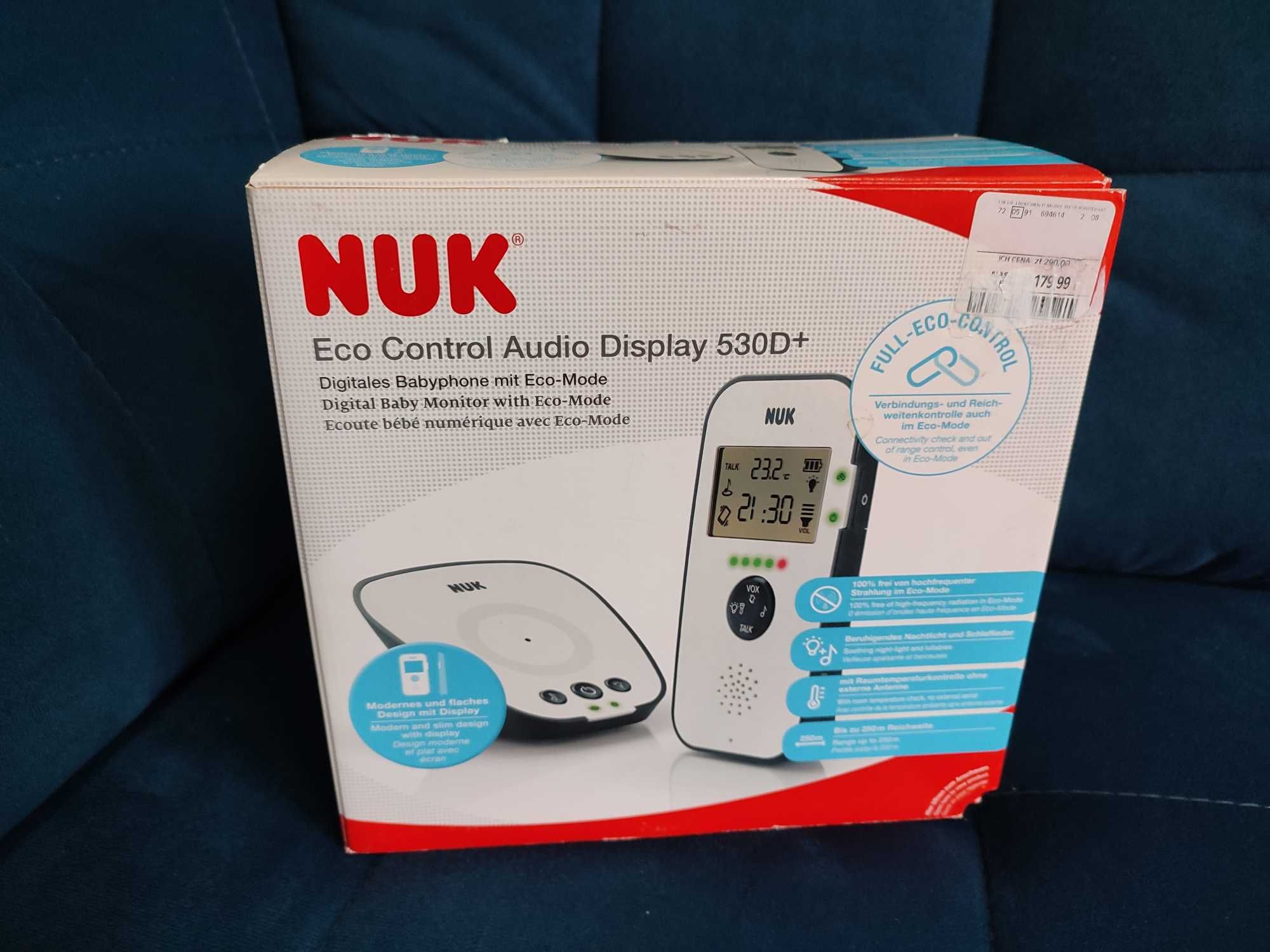 Elektroniczna Niania NUK Eco Control Audio Display 530D+