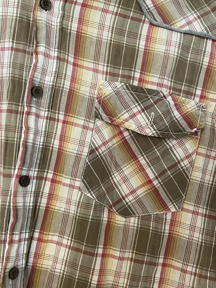 Camisa de manga curta ao xadrez da Angelo Litrico