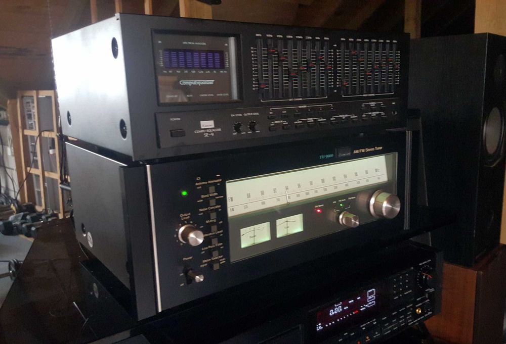 Equalizer korektor graficzny Sansui SE9 - jak nowy, piękny wyświetlacz