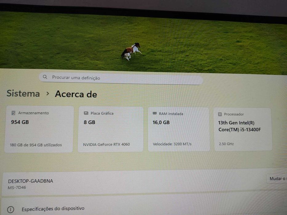 PC Gaming (GeForce RTX 4060, Intel i5 13400F RAM 16gb) c garantia