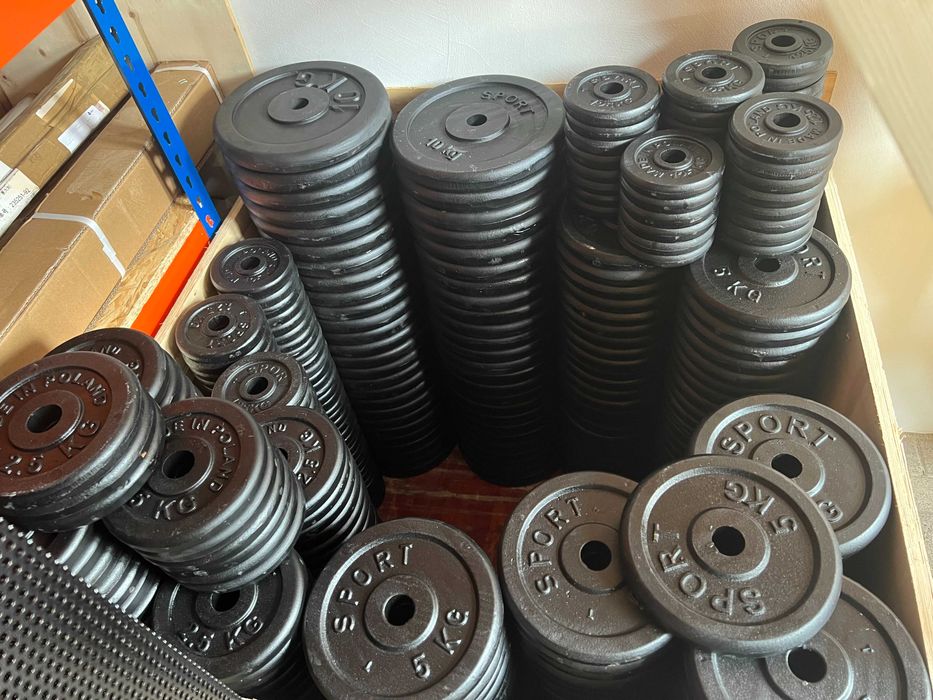 Hantle żeliwne regulowane o dowolnej wadze między 2x 10kg - 100kg