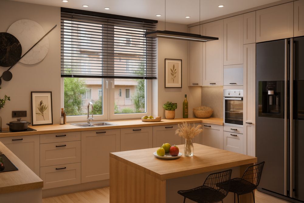 Wizualizacje 3D mebli na wymiar – projekt kuchni, szafy, wnętrz