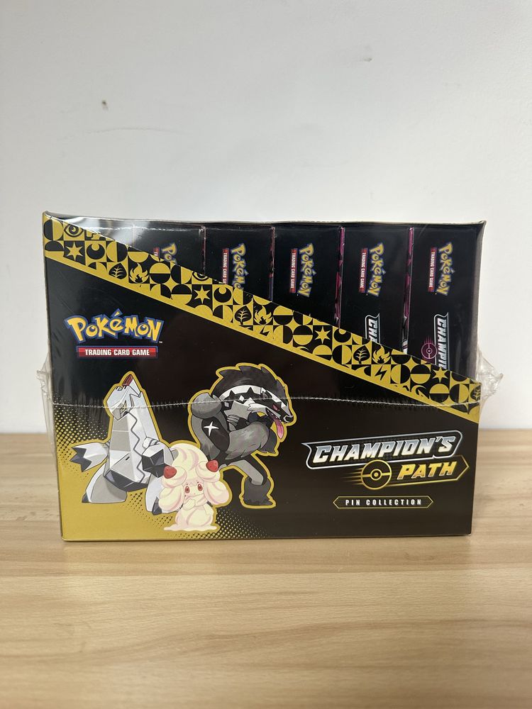 Pokemon TCG Champion's Path Pin Collection DISPLAY