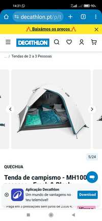 Kit Tenda de campismo